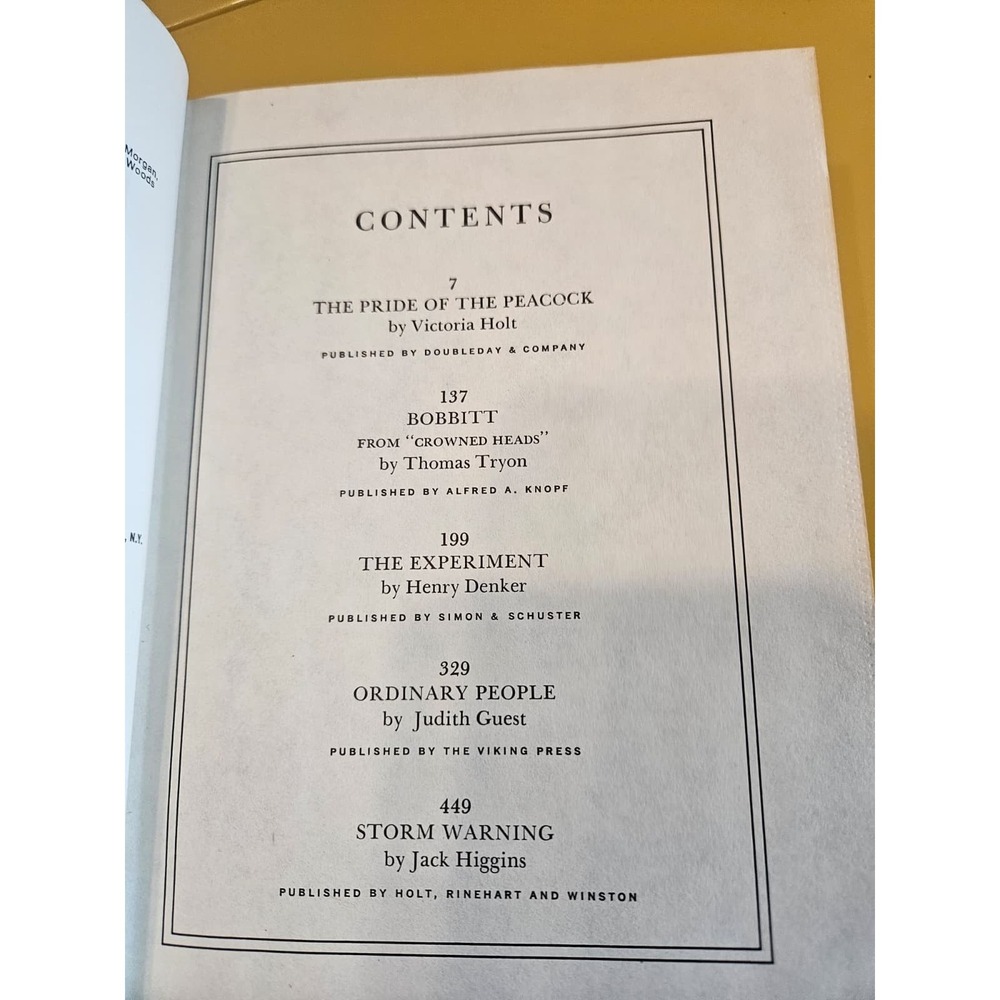 1976 Vol 5 Reader's Digest Condensed Book - Picture 7 of 7